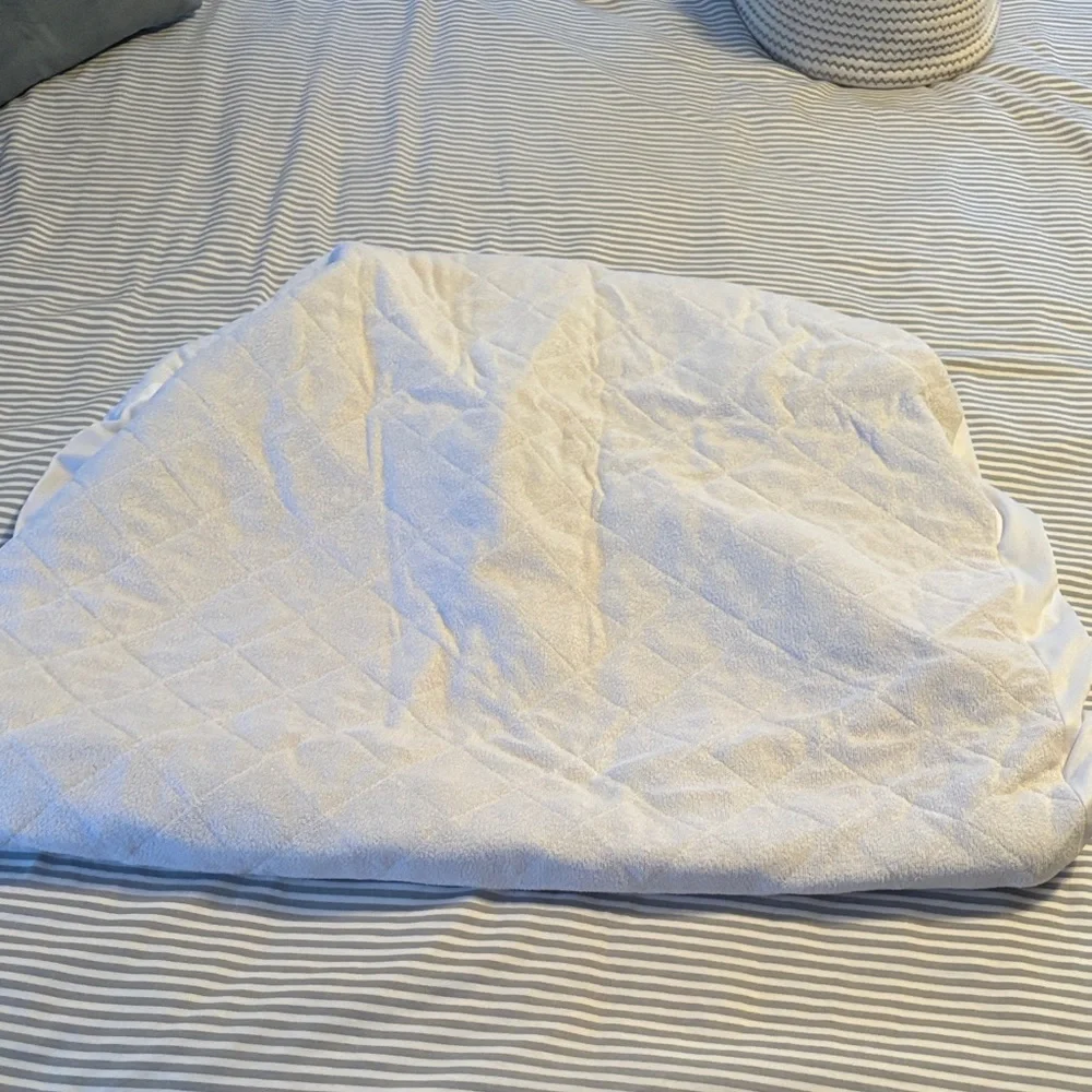 White Quilted Crib Waterproof Mattress Cover